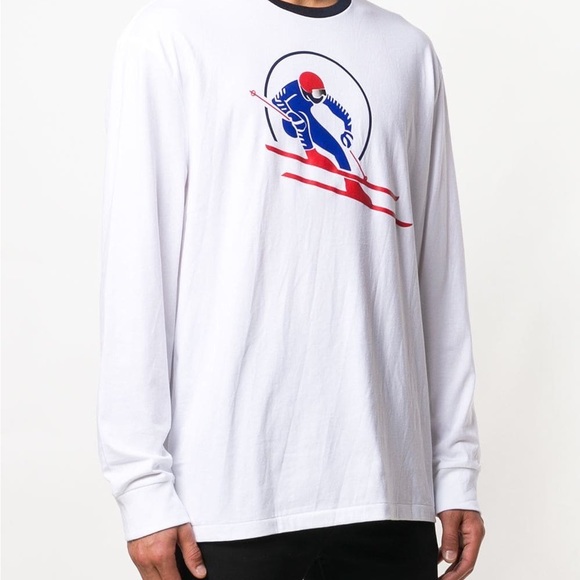 Polo Ralph Lauren Mens Suicide Ski Skiing Shirt L - Picture 6 of 6